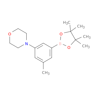 Morpholine,4-[3-methyl-5-(4,4,5,5-tetramethyl-1,3,2-dioxaborolan-2-yl)phenyl]-