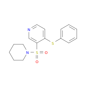 Piperidine, 1-[[4-(phenylthio)-3-pyridinyl]sulfonyl]-
