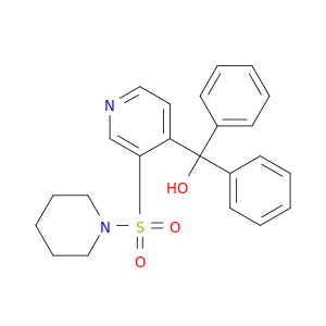 Piperidine, 1-[[4-(hydroxydiphenylmethyl)-3-pyridinyl]sulfonyl]-