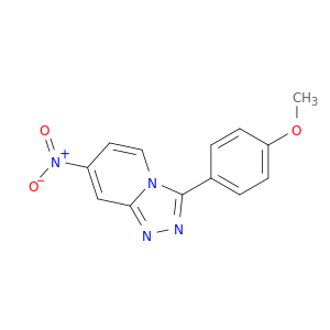 1,2,4-Triazolo[4,3-a]pyridine, 3-(4-methoxyphenyl)-7-nitro-