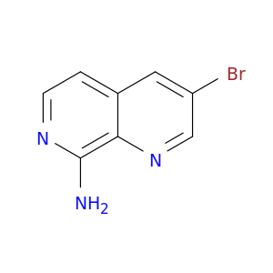 3-溴-1,7-萘啶-8-胺