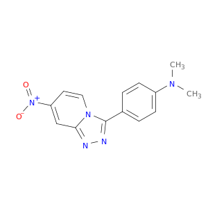 Benzenamine, N,N-dimethyl-4-(7-nitro-1,2,4-triazolo[4,3-a]pyridin-3-yl)-
