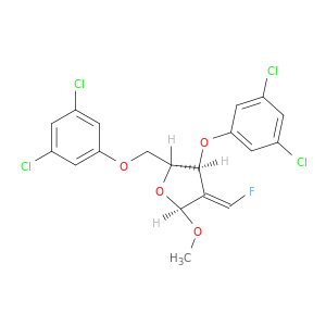 甲基-2-脱氧-3,5-二-O-(3,5-二氯苯基)-2-(氟亚甲基)-alpha-D-赤式戊呋喃糖苷