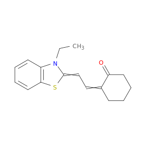 Cyclohexanone, 2-[(3-ethyl-2(3H)-benzothiazolylidene)ethylidene]-