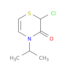 2H-1,4-Thiazin-3(4H)-one, 2-chloro-4-(1-methylethyl)-