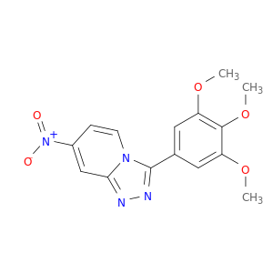 1,2,4-Triazolo[4,3-a]pyridine, 7-nitro-3-(3,4,5-trimethoxyphenyl)-