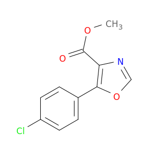 甲基5-(4-氯苯基)-4-恶唑羧酸盐