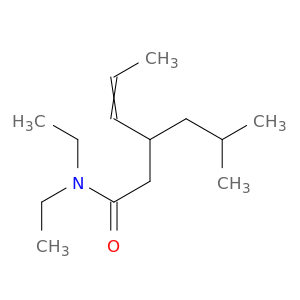 4-Hexenamide, N,N-diethyl-3-(2-methylpropyl)-