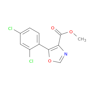 甲基5-(2,4-二氯苯基)-4-恶唑羧酸盐