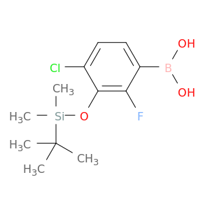3-(T-丁基二甲基甲硅烷基氧基)-4-氯-2-氟苯硼酸
