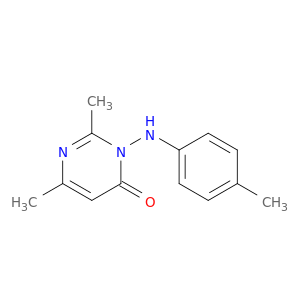 4(3H)-Pyrimidinone, 2,6-dimethyl-3-[(4-methylphenyl)amino]-