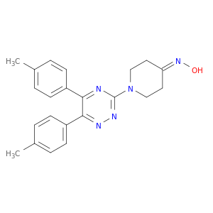 4-Piperidinone, 1-[5,6-bis(4-methylphenyl)-1,2,4-triazin-3-yl]-, oxime