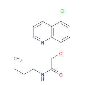 Acetamide, N-butyl-2-[(5-chloro-8-quinolinyl)oxy]-