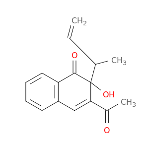 1(2H)-Naphthalenone, 3-acetyl-2-hydroxy-2-(1-methyl-2-propenyl)-
