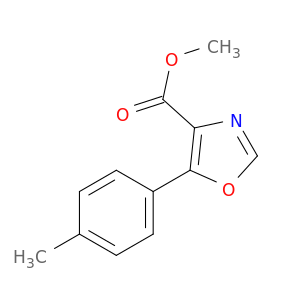 4-Oxazolecarboxylic acid, 5-(4-methylphenyl)-, methyl ester