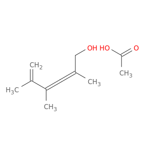 2,3,5-Hexatrien-1-ol, 2,4,5-trimethyl-, acetate