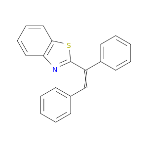 Benzothiazole, 2-(1,2-diphenylethenyl)-