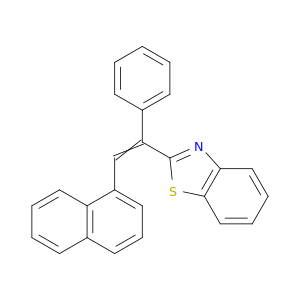 Benzothiazole, 2-[2-(1-naphthalenyl)-1-phenylethenyl]-
