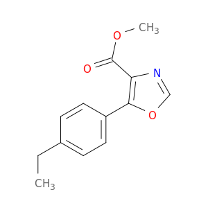 4-Oxazolecarboxylic acid, 5-(4-ethylphenyl)-, methyl ester