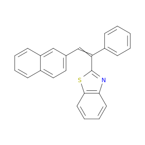 Benzothiazole, 2-[2-(2-naphthalenyl)-1-phenylethenyl]-