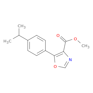 4-Oxazolecarboxylic acid, 5-[4-(1-methylethyl)phenyl]-, methyl ester