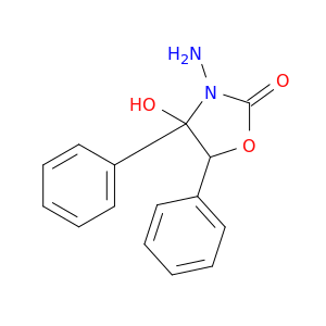 2-Oxazolidinone, 3-amino-4-hydroxy-4,5-diphenyl-