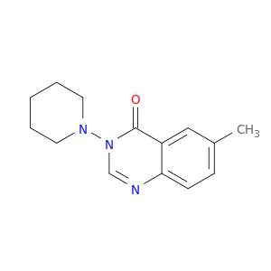 4(3H)-Quinazolinone, 6-methyl-3-(1-piperidinyl)-