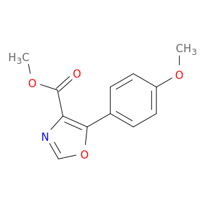 4-Oxazolecarboxylic acid, 5-(4-methoxyphenyl)-, methyl ester