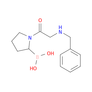Boronic acid, B-[1-[2-[(phenylmethyl)amino]acetyl]-2-pyrrolidinyl]-