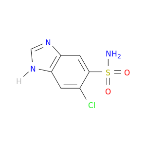 1H-Benzimidazole-5-sulfonamide, 6-chloro-
