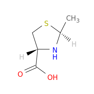 4-Thiazolidinecarboxylicacid, 2-methyl-, (2S,4R)-