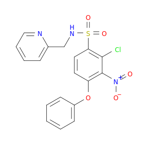 2-氯-3-硝基-4-苯氧基-N-(2-吡啶基甲基)苯甲酰磺酰胺