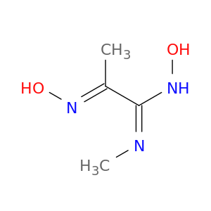 Propanimidamide, N-hydroxy-2-(hydroxyimino)-N'-methyl-, (E,E)-