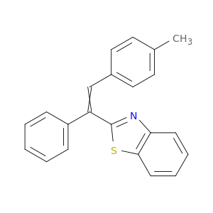 Benzothiazole, 2-[2-(4-methylphenyl)-1-phenylethenyl]-