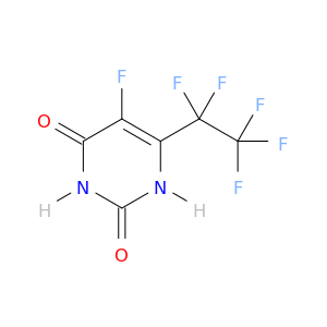 2,4(1H,3H)-Pyrimidinedione,5-fluoro-6-(1,1,2,2,2-pentafluoroethyl)-