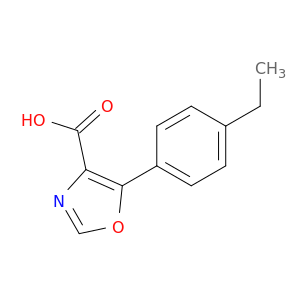 4-Oxazolecarboxylic acid, 5-(4-ethylphenyl)-
