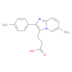 Imidazo[1,2-a]pyridine-3-propanoicacid, 6-methyl-2-(4-methylphenyl)-