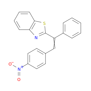 Benzothiazole, 2-[2-(4-nitrophenyl)-1-phenylethenyl]-