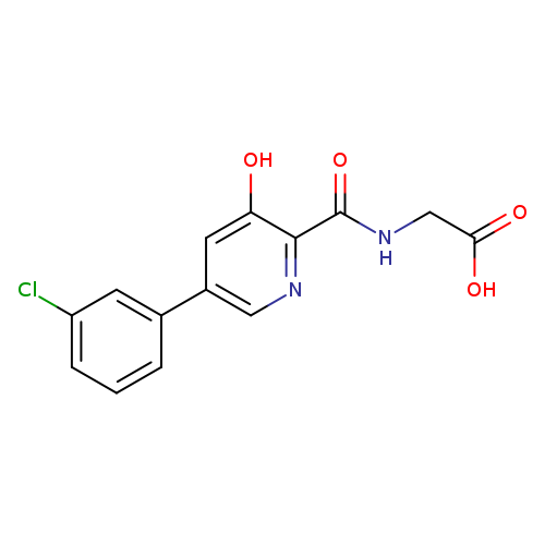 N-[5-(3-氯苯基)-3-羟基-2-吡啶基]甘氨酸
