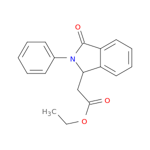 1H-Isoindole-1-acetic acid, 2,3-dihydro-3-oxo-2-phenyl-, ethyl ester