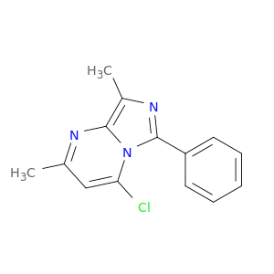 4-Chloro-2,8-dimethyl-6-phenylimidazo[1,5-a]pyrimidine