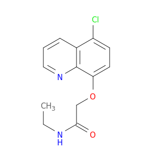 Acetamide, 2-[(5-chloro-8-quinolinyl)oxy]-N-ethyl-