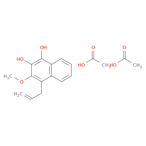 1,2-Naphthalenediol, 3-methoxy-4-(2-propenyl)-, diacetate