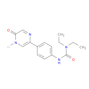 Urea, N'-[4-(4,5-dihydro-5-oxopyrazinyl)phenyl]-N,N-diethyl-