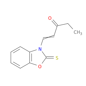 1-Penten-3-one, 1-(2-thioxo-3(2H)-benzoxazolyl)-