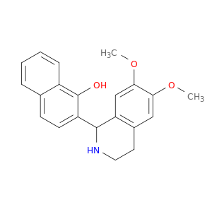 1-(1-HYDROXYNAPHTH-2-YL)-6,7-DIMETHOXY-1,2,3,4-TETRAHYDROISOQUINOLINE