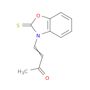 3-Buten-2-one, 4-(2-thioxo-3(2H)-benzoxazolyl)-