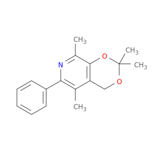 4H-1,3-Dioxino[4,5-c]pyridine, 2,2,5,8-tetramethyl-6-phenyl-