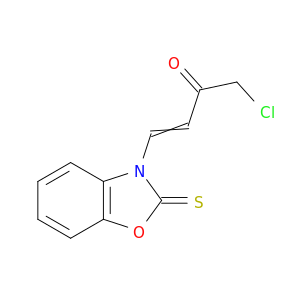 3-Buten-2-one, 1-chloro-4-(2-thioxo-3(2H)-benzoxazolyl)-
