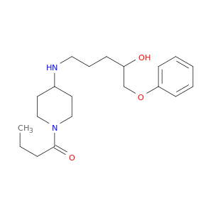 4-Piperidinamine, N-(4-hydroxy-5-phenoxypentyl)-1-(1-oxobutyl)-